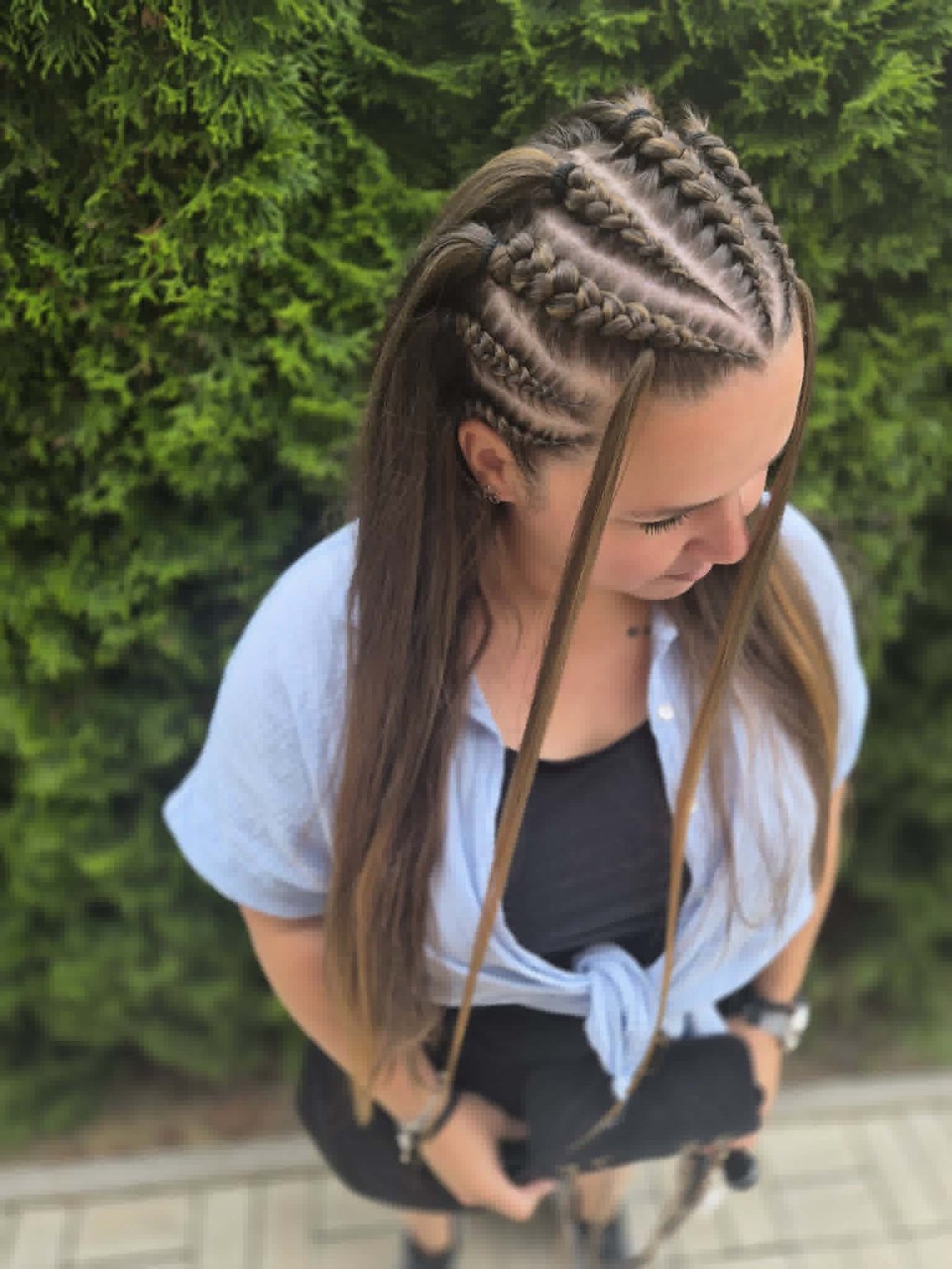 Ukázka účesu Braids by Bett